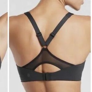 Athleta Advance Bra Sz 38F ….black…..